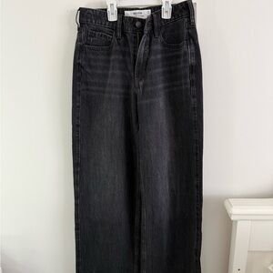 Hollister Charcoal Denim Baggy Jeans